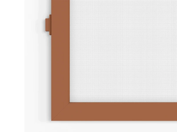 Siete proti hmyzu na DVERE - pántové - HNEDÁ - RAL 8003 - bez priečky 6