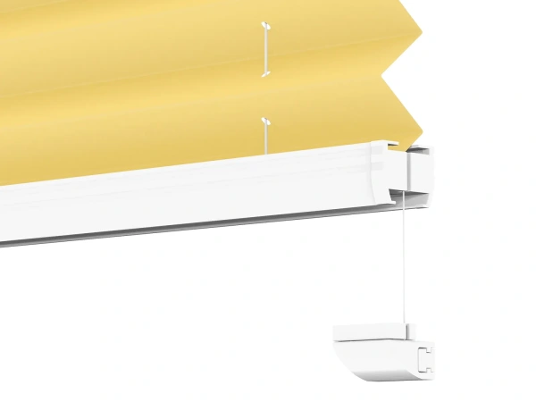 Plisé rolety LUX - látka Lemon fizz 11239 - BLACKOUT (zatemňujúca) 8