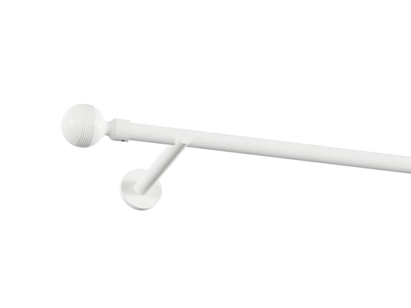 Garniža 19mm obyčajná tyč - 1rad - GABI - biela 1