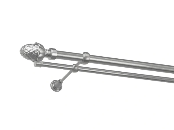 Garniža 25x16mm - 2rady - ŽALUĎ - satin 1