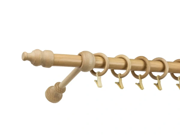 Garniža drevená 28mm jednoradová - BUK