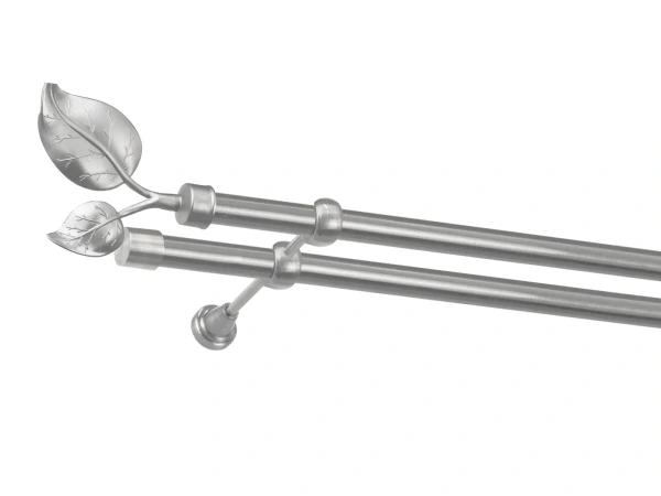 Garniža 25x25mm - 2rady - LIST VEĽKÝ satin 1