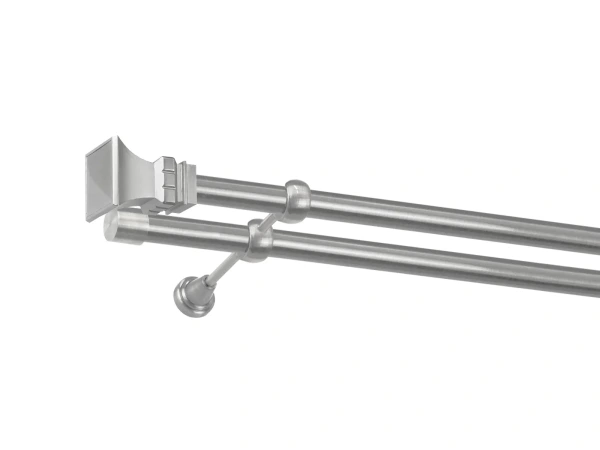 Garniža 25x25mm - 2rady - VEŽA - satin 1