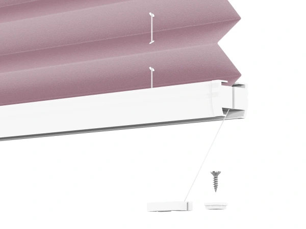 Plisé rolety LUX - látka Fuchsia 11077 - PEARL 7