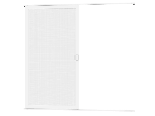 Siete proti hmyzu na DVERE - posuvné - BIELA - RAL 9016 - bez priečky