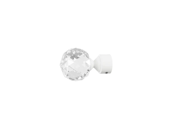 Garniža 19x19mm drážková tyč - 2rady - GUĽA CRYSTAL - čierno biela 3