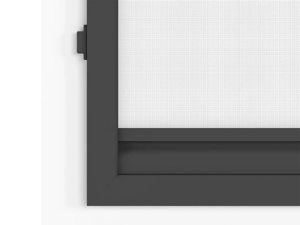 Siete proti hmyzu na DVERE - pántové - ANTRACIT - RAL 7016 - bez priečky 7