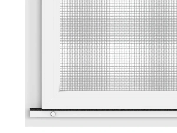 Siete proti hmyzu na DVERE - posuvné - BIELA - RAL 9016 - bez priečky 7