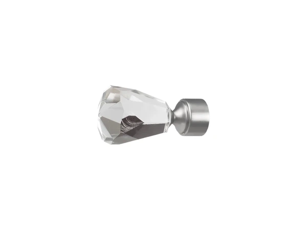 Garniža 19x19mm - 2rady - CRYSTAL CONE - satin 2