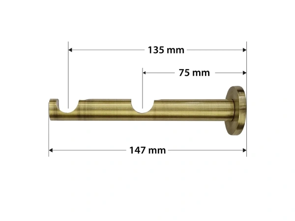Garniža 16x16mm - 2rady - PLUTON - antik 3