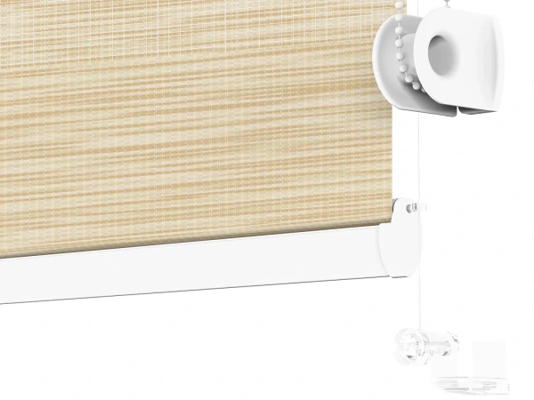 Roleta MINI - deň a noc - látka Maurícius 63 - svetlo žltá (borovica) 4