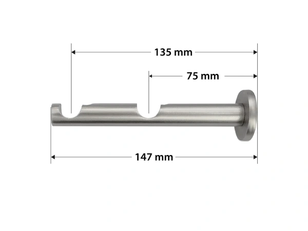 Garniža 16x16mm - 2rady - BELUNO - satin 3