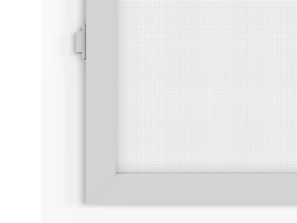 Siete proti hmyzu na DVERE - pántové - SIVÁ - RAL 9006 - bez priečky 6