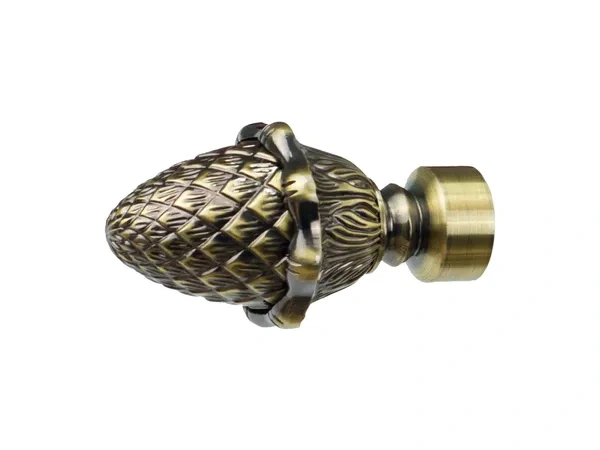 Garniža 25x25mm - 2rady - ŽALUĎ - antik