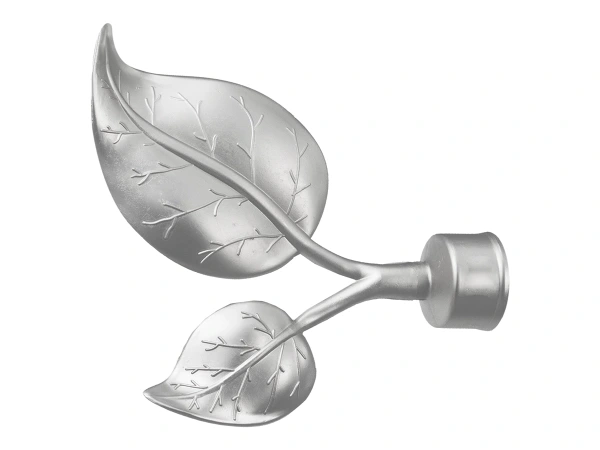 Garniža 25x25mm - 2rady - LIST VEĽKÝ satin