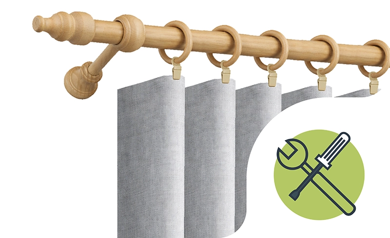 Garniže - DREVENÉ - montáž