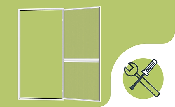 Siete proti hmyzu NA DVERE - PÁNTOVÉ SMART - montáž