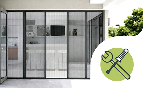 Siete proti hmyzu NA DVERE - montáž