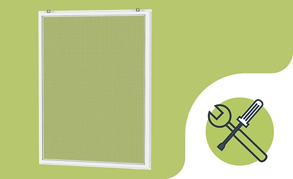 Siete proti hmyzu NA OKNO - PEVNÉ KLIK - montáž