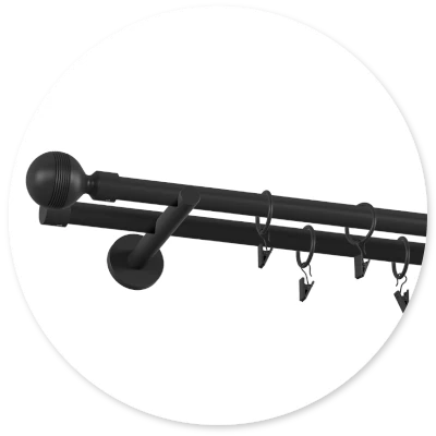 Čierno biele - obyčajná tyč