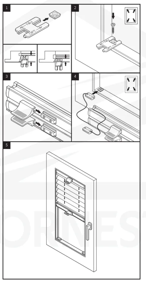 Montáž rolety PLISÉ - bez vŕtania