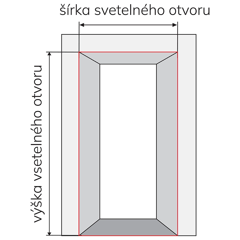 zameranie sieťky na okno plisé lite - 8img